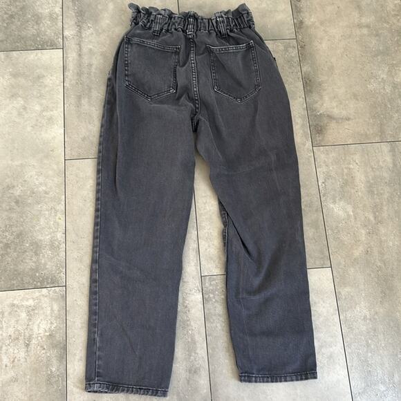 Pacsun faded black paperbag mom jeans size 28 - Picture 10 of 10